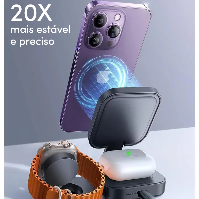 Carregador MagniCharge Pro 3 em 1